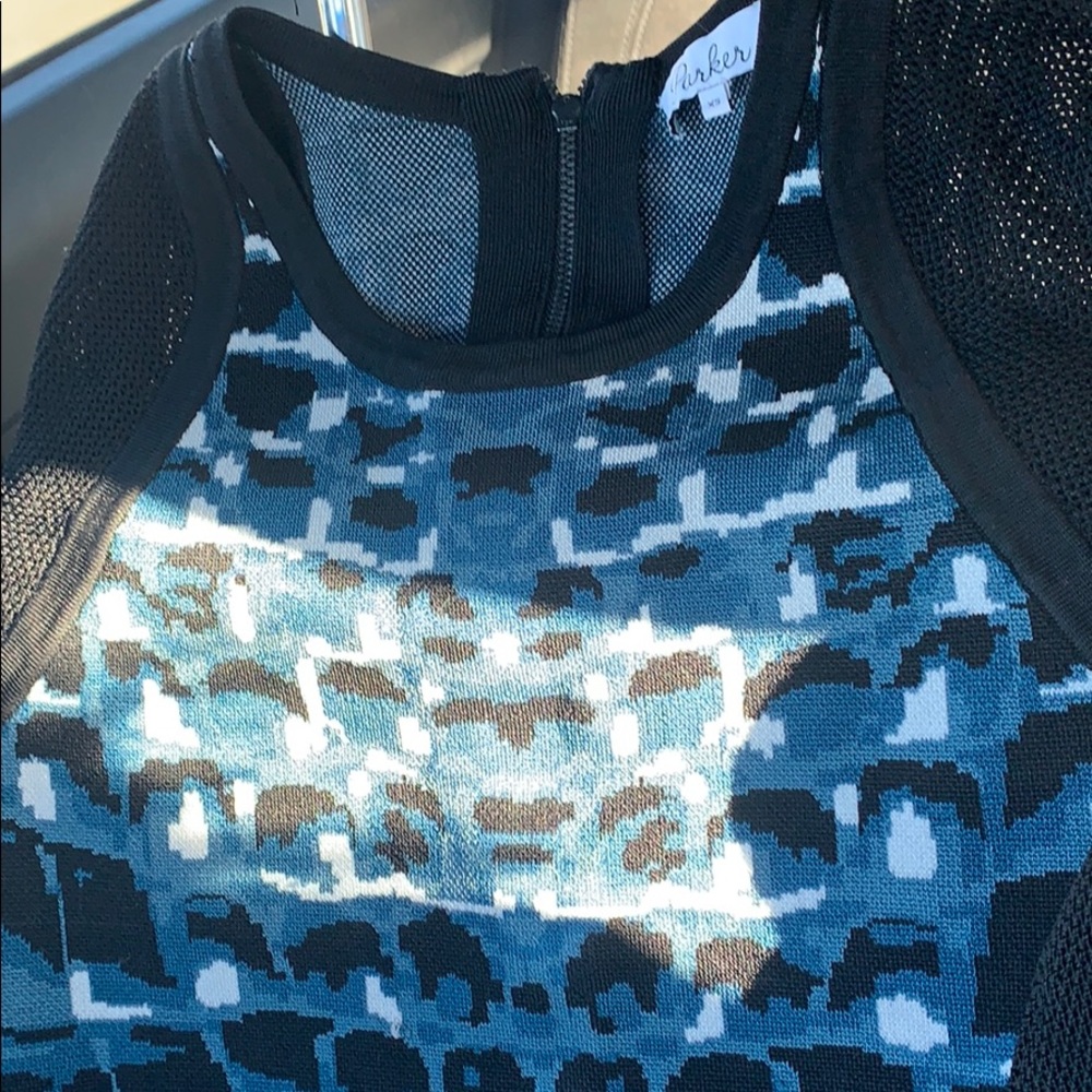 🍍mini CAMO Parker DRESS with fishnet sleeves🍍